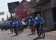 Danlanal Cirebon Sambut Kunjungan Danpuspomal Dalam Rangka Fun Bike Bersama Prajurit