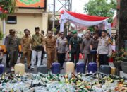 Polresta Cirebon Musnahkan Ribuan Miras Berbagai Merek Hasil KRYD dan Operasi Pekat