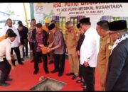 Letakkan Batu Pertama RSU Putri Bidadari Aceh dimulai.   