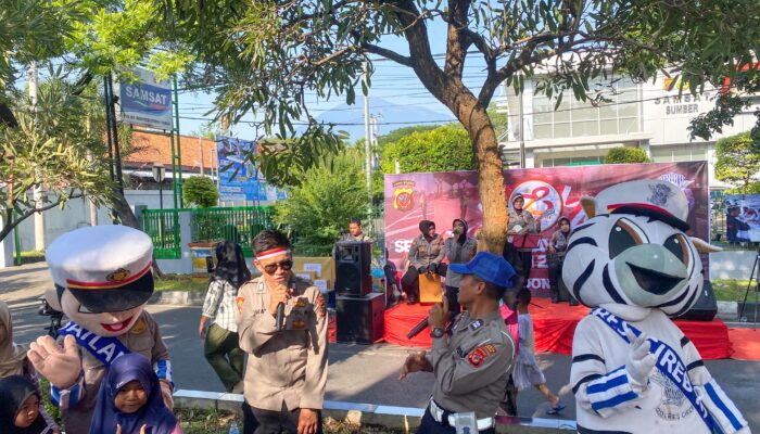 Kapolresta Cirebon Gelar Bageur Band di Car Free Day Bersama Jajaran Sat lantas Polresta Cirebon