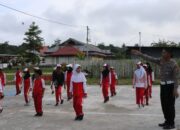 POCIL Polres Keerom Ambil Bagian Hari Anak Nasional, Pada Kunjungan Presiden RI di Jayapura.