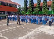 Satgas TMMD 121 Kodim 0620/Kab Cirebon, Berikan Wasbang Pada Para Pelajar