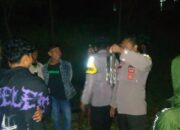 Patroli Malam, Anggota Polsek dan Koramil Paninggaran Pergoki 8 Pemuda yang Asik Minum Miras