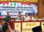 Rakor Lintas Sektoral Ops Mantap Praja Candi 2024 – 2025 Polres Pekalongan Digelar