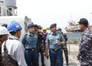 Danlanal Cirebon Sambut Kedatangan Tim Audit It Koarmada I di Mako Lanal Cirebon 