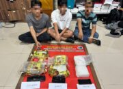 Polres Loteng Berhasil Ungkap Peredaran Sabu Sebanyak 7,34 Kg Dari Tiga Tersangka.