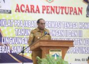 Bupati Gusbager Tutup Diklat Prajabatan Golongan II dan III Tenaga Honorer Tahun 2021