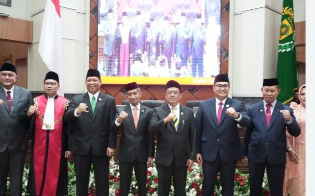 Ketua dan Wakil DPRD Kabupaten Bogor Periode 2024-2029 Dilantik.