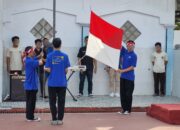 Napiter Jadi Petugas Pengibaran Bendera Pada Penutupan Admisi Orientasi Angkatan 72 Lapas Indramayu