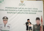 Dalam Rangka Hari Santri Tahun 2024, Baznas Kab.Bogor Berikan Kafalah Kepada Para Da’i dan Kiyai.