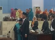 Sapri Dilantik menjadi Pengganti Antara Waktu Anggota DPRD Kab.Lahat