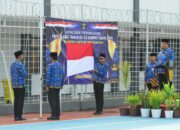 Peringati HUT Korpri Ke-53, Lapas Indramayu Gelar Upacara Bendera