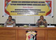 Kapolres Keerom Pimpin Anev Bhabinkamtibmas Polres Keerom Dan Polsek Jajaran