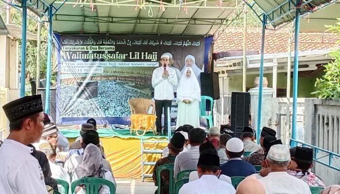 Laksanakan Rukun Islam Kelima, R.Didin Maulidin Bersama Istri adakan Walimatussafar