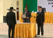 Lantik Stenly Moningka Sebagai Penjabat Sekda Keerom, Begini Pesan Strategis Bupati Piter Gusbager