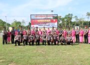 Momentum Penghargaan, Kapolres Keerom Pimpin Upacara Kenaikan Pangkat Personel