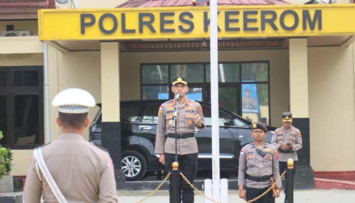 Operasi Patuh Cartenz 2025 Resmi Dimulai, Polres Keerom Fokus Tingkatkan Kesadaran Berlalu Lintas