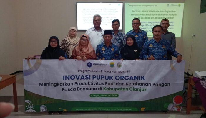 Program Dosen Pulang Kampung IPB Perkenalkan Inovasi Pupuk Organik Biohara Plus