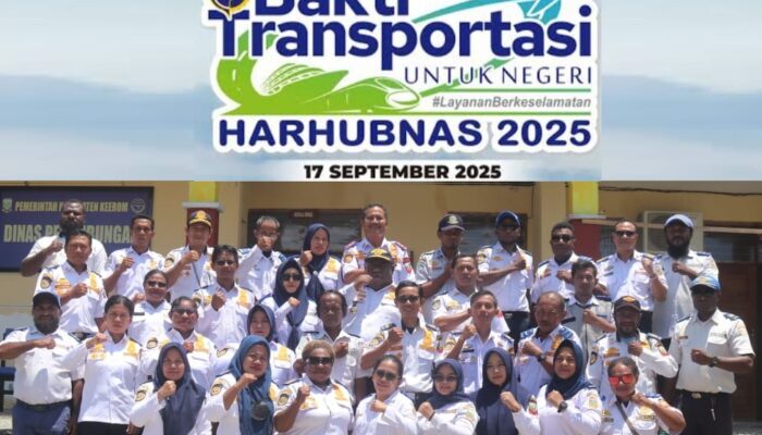 Dishub Kabupaten Keerom Gelar Perayaan Harhubnas 2025
