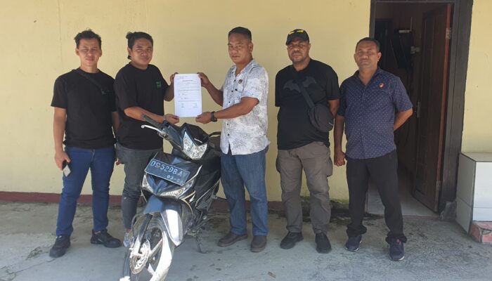 Polres Keerom Ungkap Kasus Pencurian, Satu Unit SPM Diserahkan ke Polsek Jayapura Utara