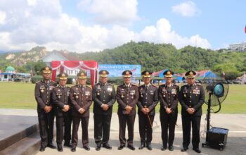 Kapolres Keerom Hadiri Upacara Peringatan HUT TNI ke-80, Tegaskan Soliditas TNI-Polri