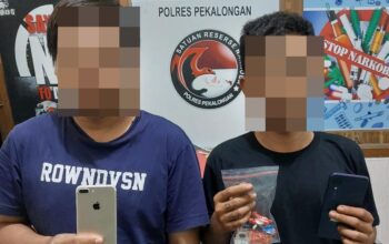 Polres Pekalongan Tangkap Dua Pengedar Sabu, Amankan Barang Bukti 9,62 Gram