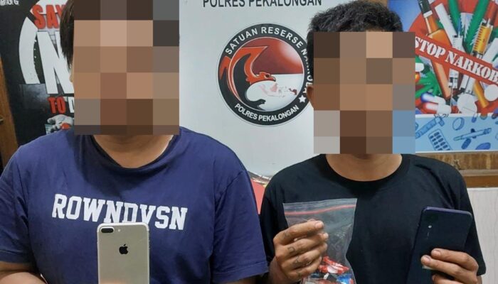 Polres Pekalongan Tangkap Dua Pengedar Sabu, Amankan Barang Bukti 9,62 Gram