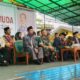 Kecamatan Cipanas Bersama Unsur Lainnya Memperingati Hari Sumpah Pemuda Yang Ke 97 Tahun, Di Iringi Pentas Seni Dari Siswa SMP Negeri Cipanas.