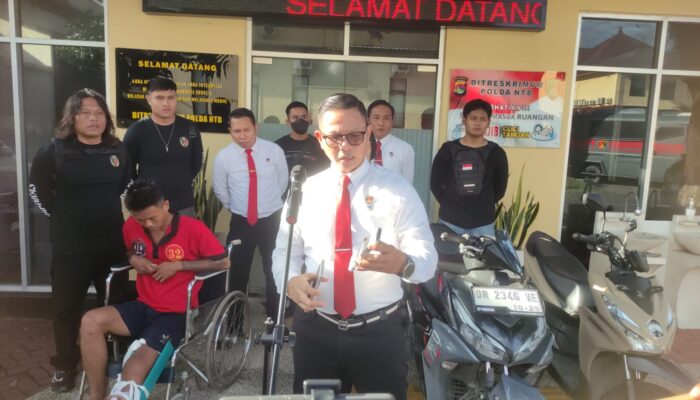 Dua Pelaku Curas Terhadap WNA di Jalur Pantai Pink Ditangkap Tim Puma Polda NTB