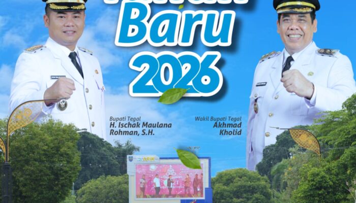 Bupati dan Wakil Bupati Tegal Ucapkan Selamat Tahun Baru 2026