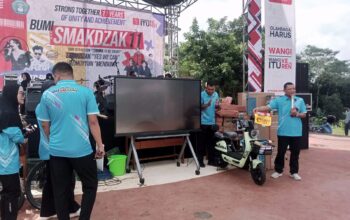 Para Siswa SMK Dzkiyyun Rayakan Milad ke 11 Dengan Meriah Namun Penuh Khidmat