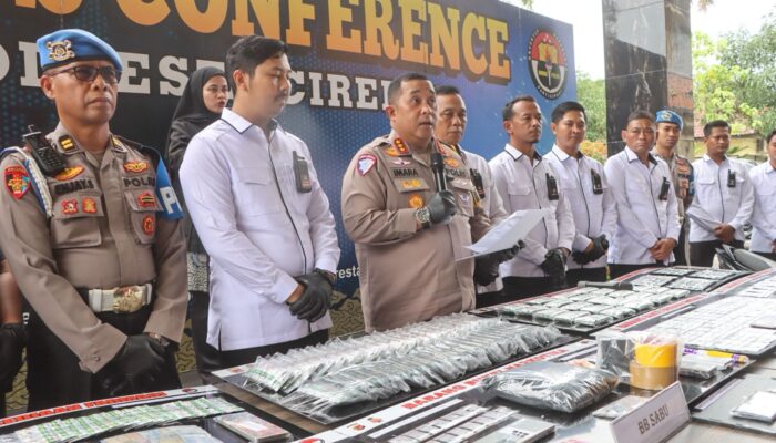 Polresta Cirebon Ungkap 12 Kasus Narkoba Selama Januari – Februari 2026, 16 Tersangka Diamankan