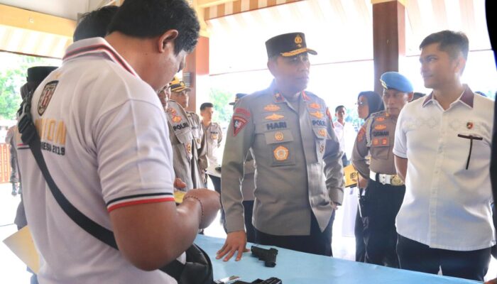 Cegah Penyalahgunaan, Polda NTB Gelar Pengecekan Senjata Api Dinas Personel