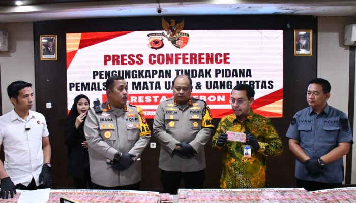 Polresta Cirebon Ungkap Kasus Peredaran Uang Palsu Jelang Lebaran, Barang Bukti Ditaksir Rp12 Miliar