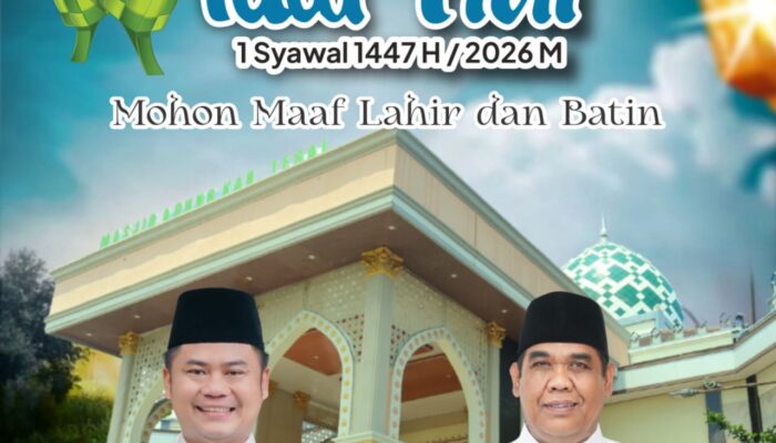 Pemerintah Kabupaten Tegal Mengucapkan Selamat Hari Raya Idul Fitri 1 syawal 1447/2026 M Mohon Maaf Lahir dan Bathin