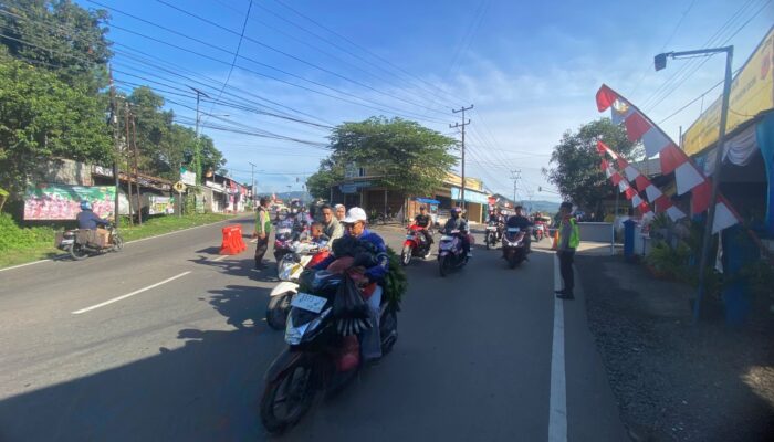 H+2 Lebaran, Arus Lalin Cikalongkulon-Jonggol Masih Ramai Lancar