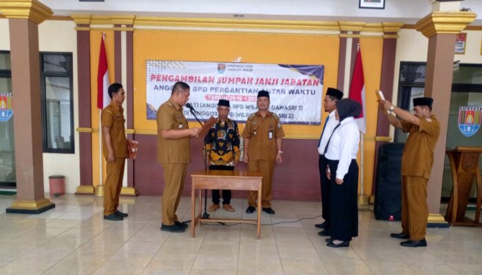 Perkuat Sinergi Desa, Dua Anggota BPD PAW Jeruklegi Kulon Resmi Dilantik
