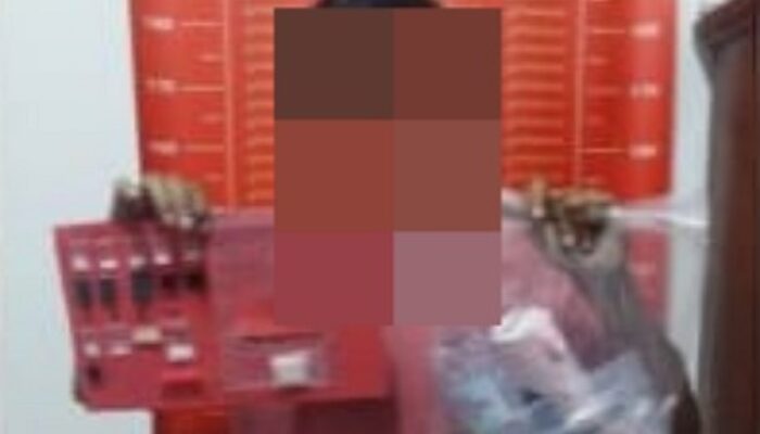 Pengedar Sabu Diciduk di Kamar Kos, Polisi Sita Puluhan Barang Bukti