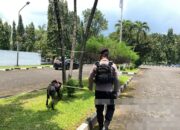 Polres Pekalongan Sterilisasi Gedung Setda Kajen Jelang Penyerahan Surat Gubernur Jateng