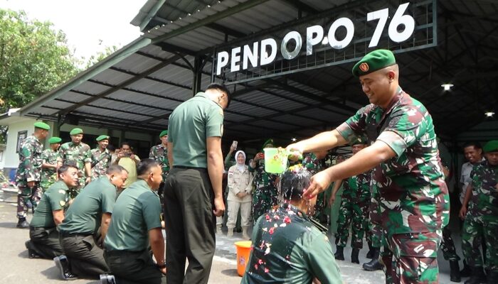 Dandim 0614/Kota Cirebon Pimpin Apel Kenaikan Pangkat dan Pelepasan Purna Tugas