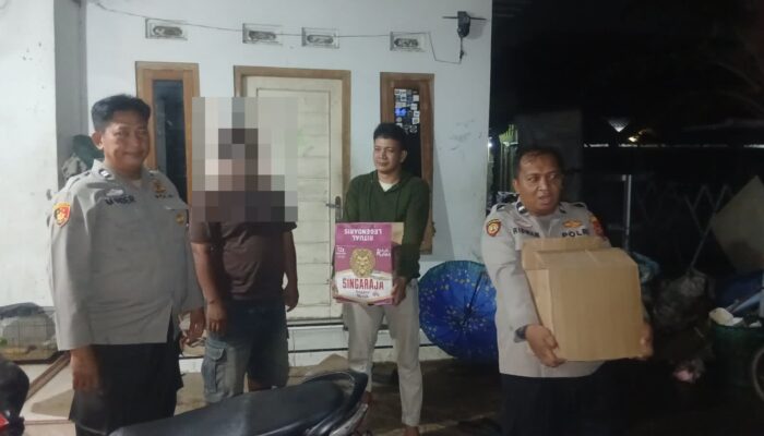 Puluhan Botol Miras Diamankan, Operasi Malam Polsek Kedawung Sasar Penjual Ilegal