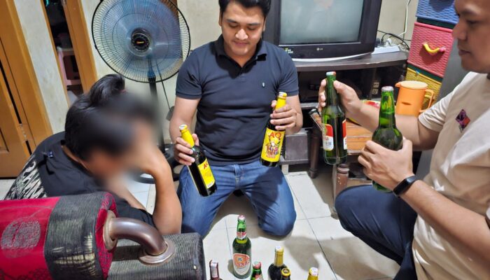 Polresta Cirebon Sita 363 Botol Miras Hasil Razia Pekat