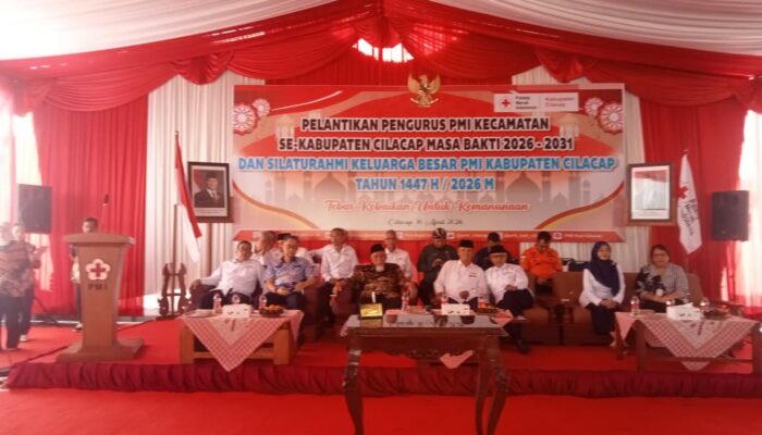 Perkuat Aksi Kemanusiaan, Pengurus PMI di 24 Kecamatan se-Cilacap Resmi Dilantik