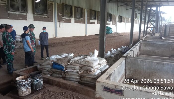 Satgas Citarum Harum Sektor 6 Sidak PT Trio Food, Dorong Optimalisasi Pengelolaan Limbah