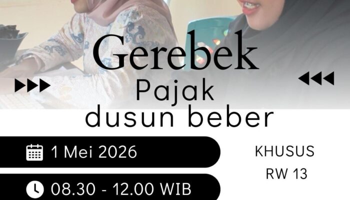 Grebeg Pajak Dusun Beber: Jemput Bola Demi Mudahkan Warga