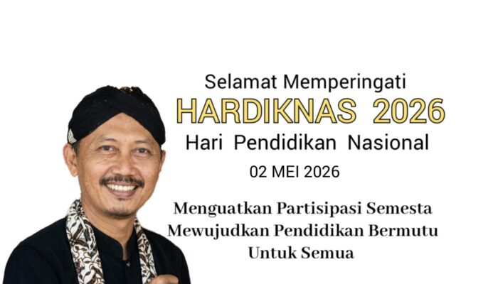 SMP NEGRI 3 BAWANG Kabupaten Batang Mengucapkan Selamat Memperingati HARDIKNAS 2026