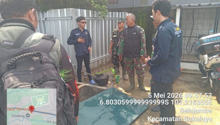 Satgas Citarum Harum Sektor 6 Cianjur Temukan Dugaan IPAL Salah Satu SPPG di Sukaluyu Belum Standar, Masih Berbau