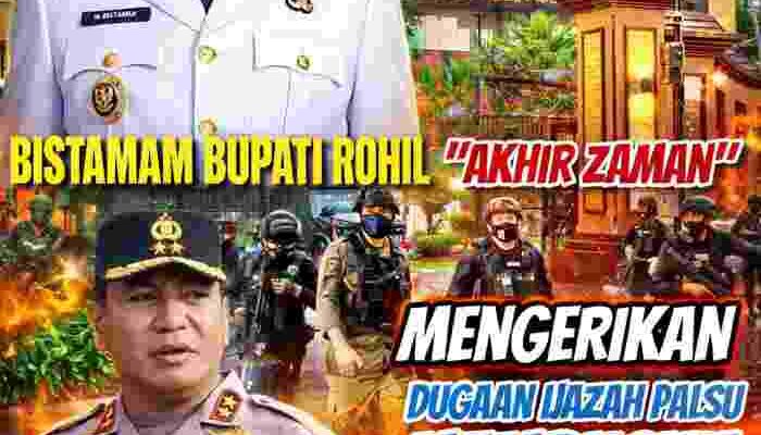 Prof Sutan Nasomal Minta Presiden RI Perintahkan Aparat Sidik Kasus Bupati Rokan Hilir Riau Biar Ada Efek Jera Hukum?