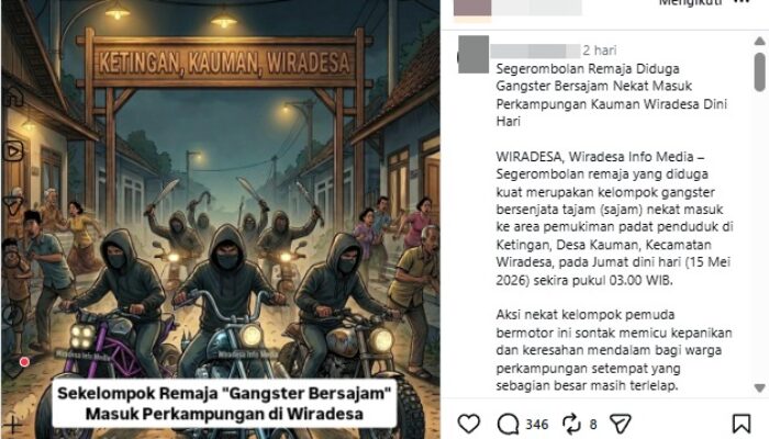 Viral di Medsos, Polisi Tingkatkan Patroli Antisipasi Gangster di Jalur “Gili Tengah” Wiradesa
