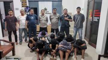 Polsek Wiradesa Gagalkan Aksi Tawuran, 11 Remaja Diamankan Sebelum Bentrok di Pekuncen